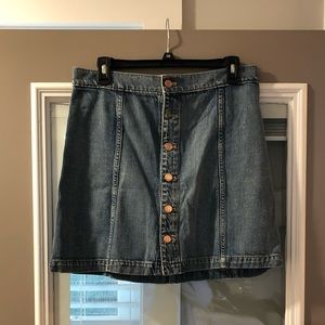 NWOT Express denim skirt